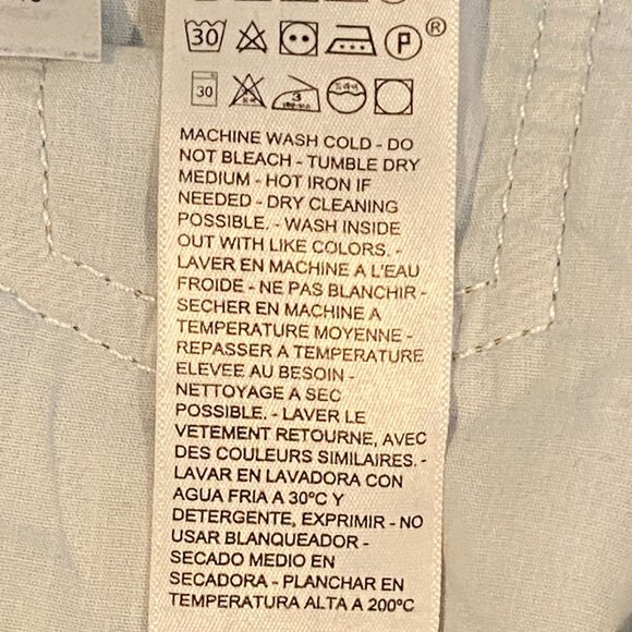 Levi's Low Pro Straight Blue Jeans 31x30 tagged sz 28 #117R - Picture 10 of 11